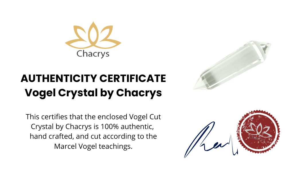AUTHENTICITY CERTIFICATE Vogel Crystal by Chacrys (2)