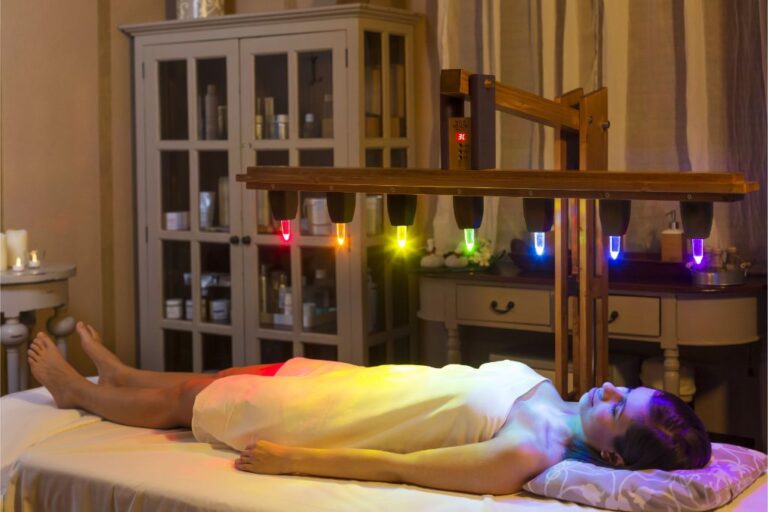 Fully Assembled Chacrys Crystal Bed Ready for Therapy