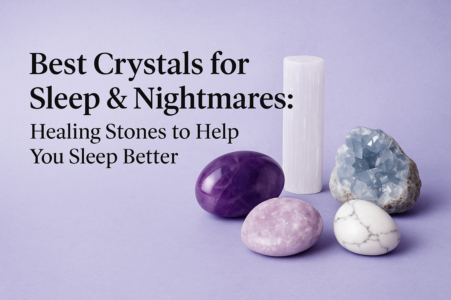 Los mejores cristales para dormir bien
