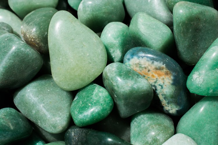 Aventurine crystals