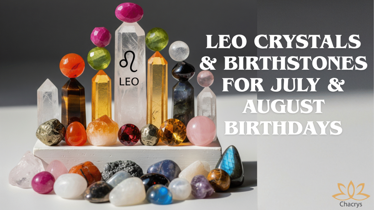 Leo Crystals for July and August Birthdays