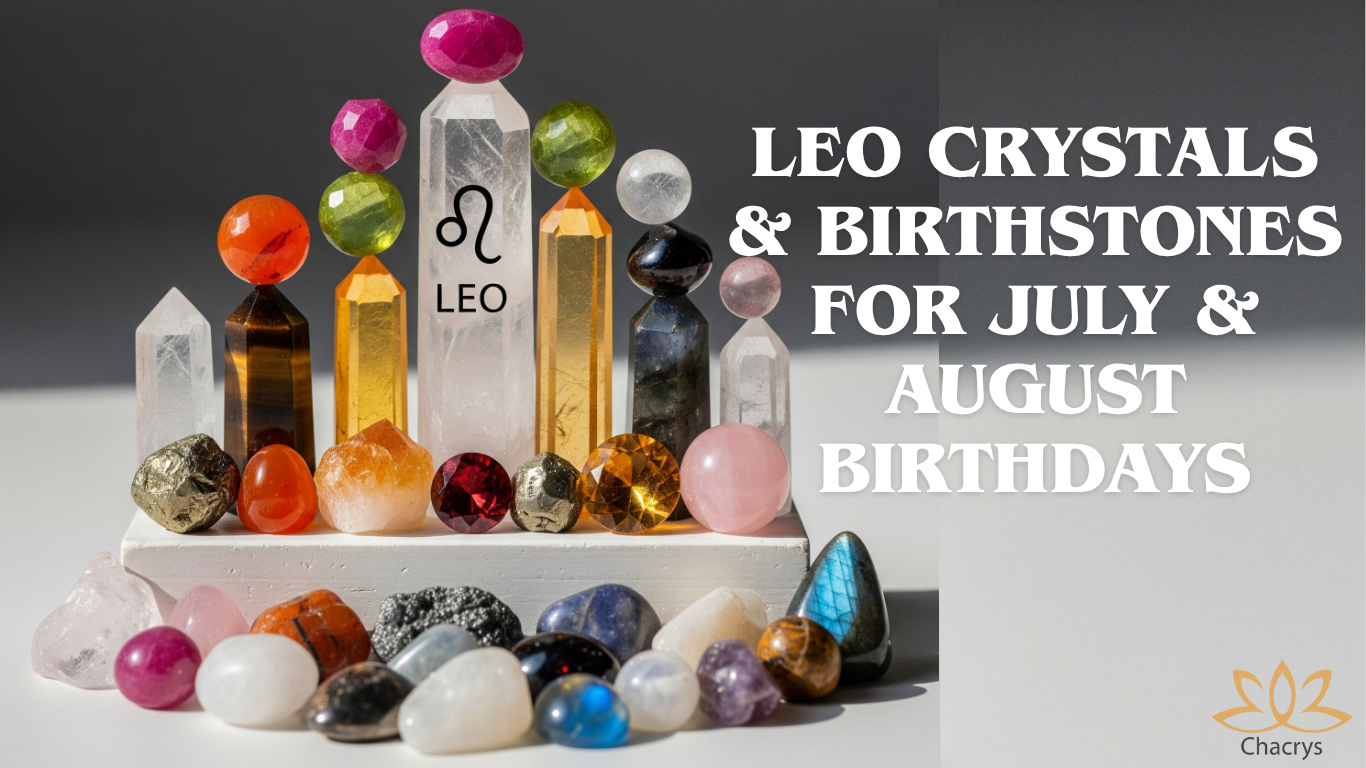 Leo Crystals for July and August Birthdays