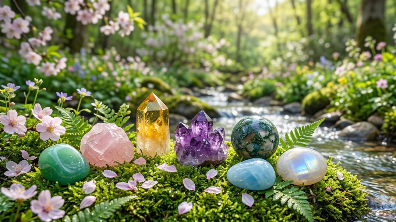 Spring Crystal Color Spring Healing Crystals: 7 Stones for New Beginnings and Growth